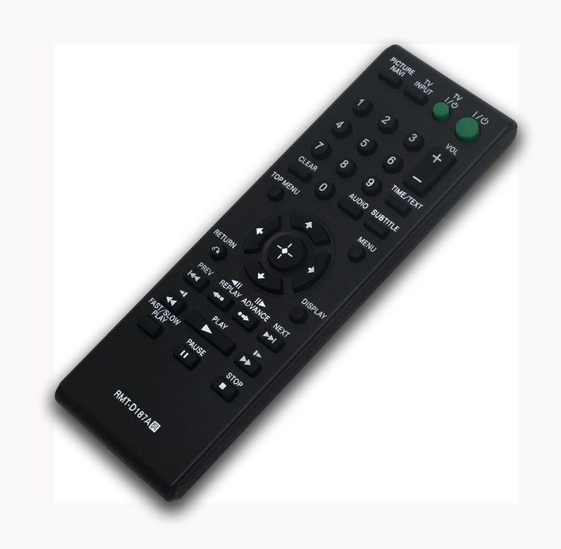 BOMAZ RMT-D187A Replacement Remote Control for Sony DVP-SR200 DVP-SR200B DVP-SR200P DVP-SR200P DVP-SR400P DVP-NS611H DVP-NS710 DVP-NS710H DVP-SR500H CD DVD Player - Image 1
